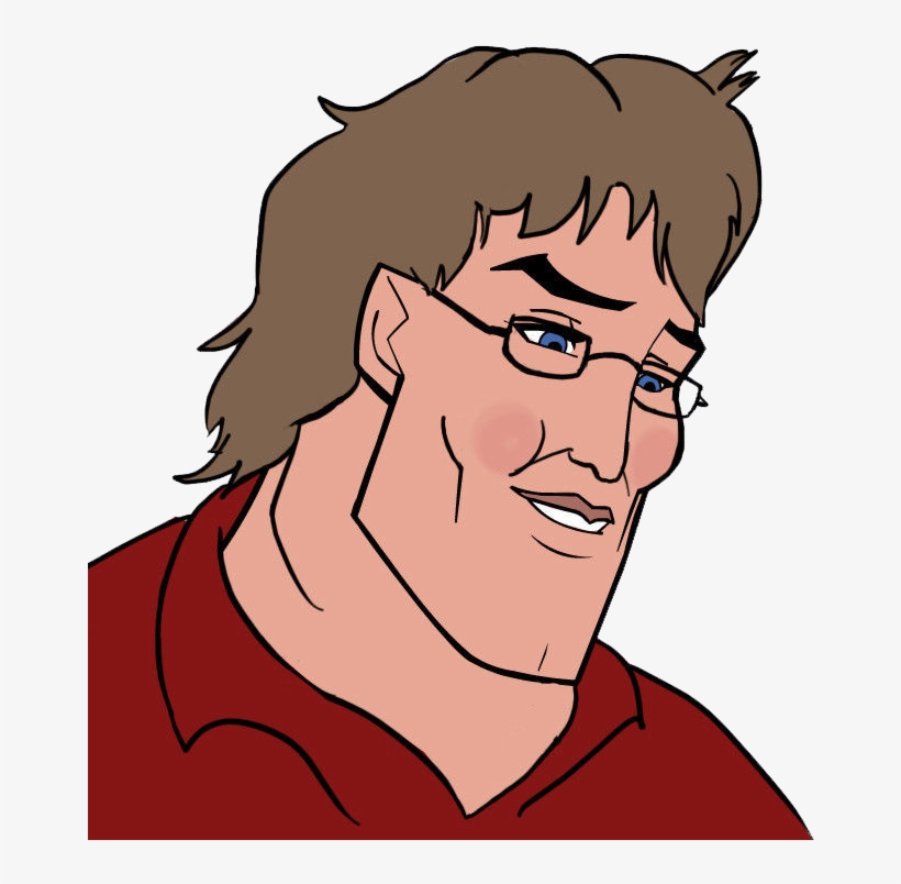 Random Images Gabe Newell Hd Wallpaper And Background - Gaben Handsome Face, transparent png #1719238