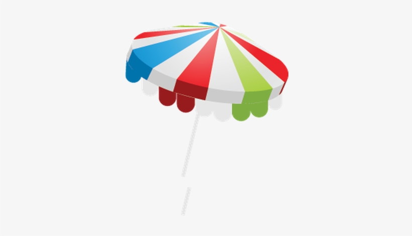 Summer Beach Set - Umbrella Clipart Png Gif Beach, transparent png #1719303