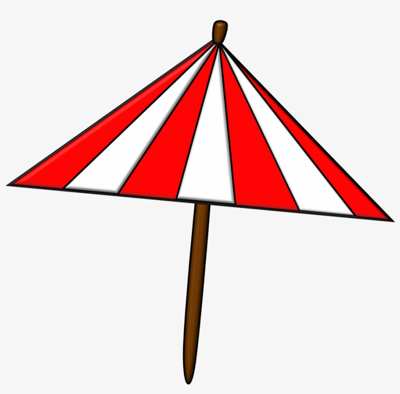 Beach Umbrella - Triangle Umbrella Clipart, transparent png #1719428