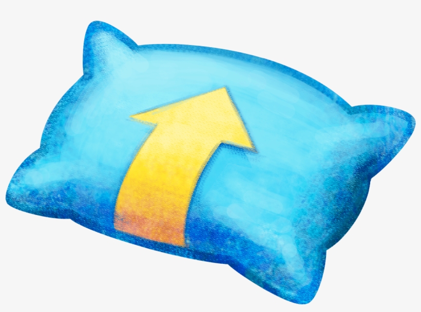 Blue Pillow In Mario & Luigi - Mario & Luigi Series, transparent png #1719794
