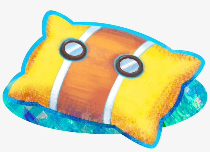 A Yellow Pillow 2 From Mario & Luigi - Mario And Luigi Dream Team Pillow, transparent png #1719854