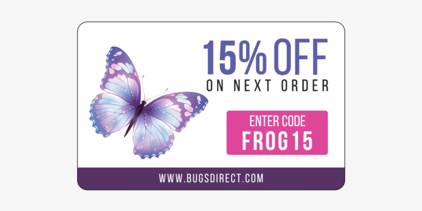 Wow 15% Off Coupon Code Discount At Www - Clip Art Butterflies, transparent png #1720080
