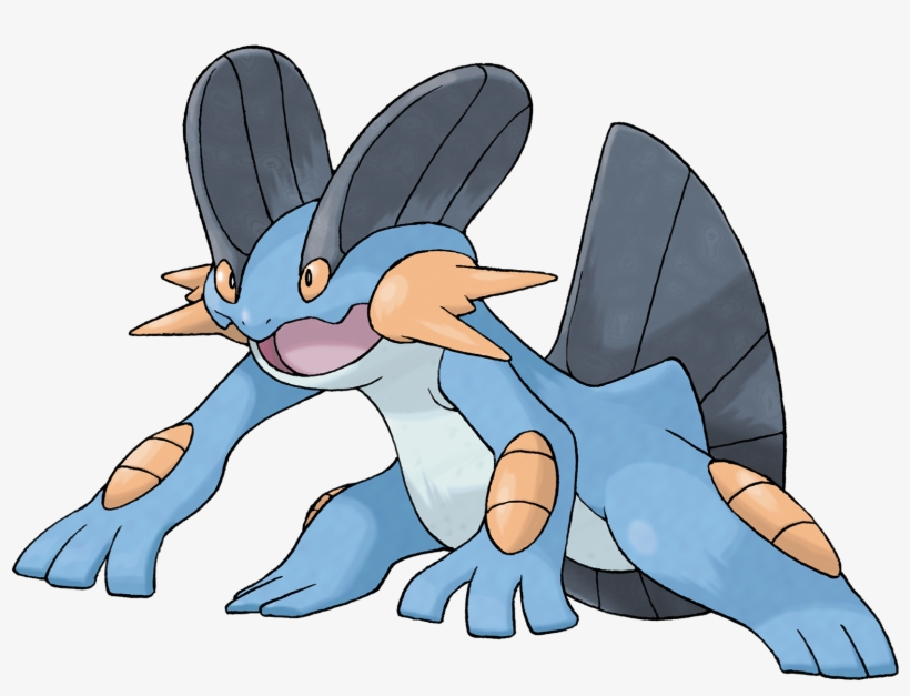 Swampert Mudkip Evolution Free Transparent Png Download Pngkey