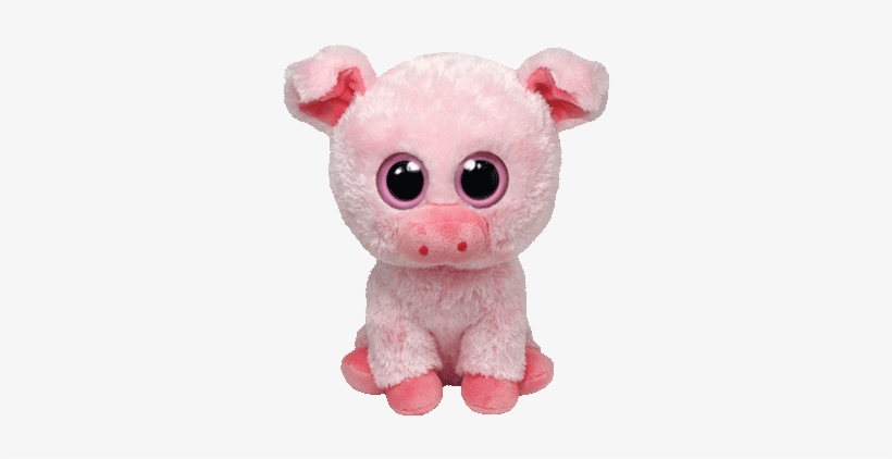 Cute Stuffed Animals - Ty Beanie Boos, Corky The Pig, transparent png #1720456