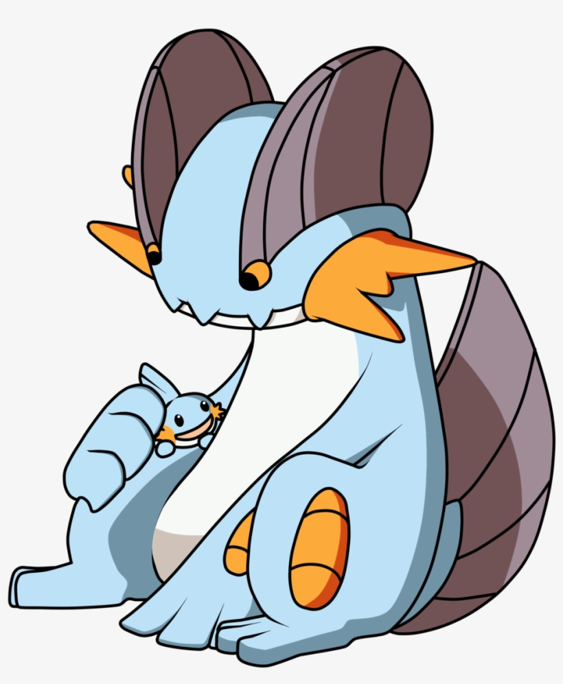 Png - Cute Swampert And Mudkip, transparent png #1720458