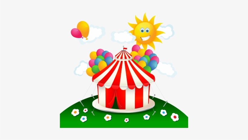 Circus Tent Free Vector And Png - Circus Png Free, transparent png #1720523