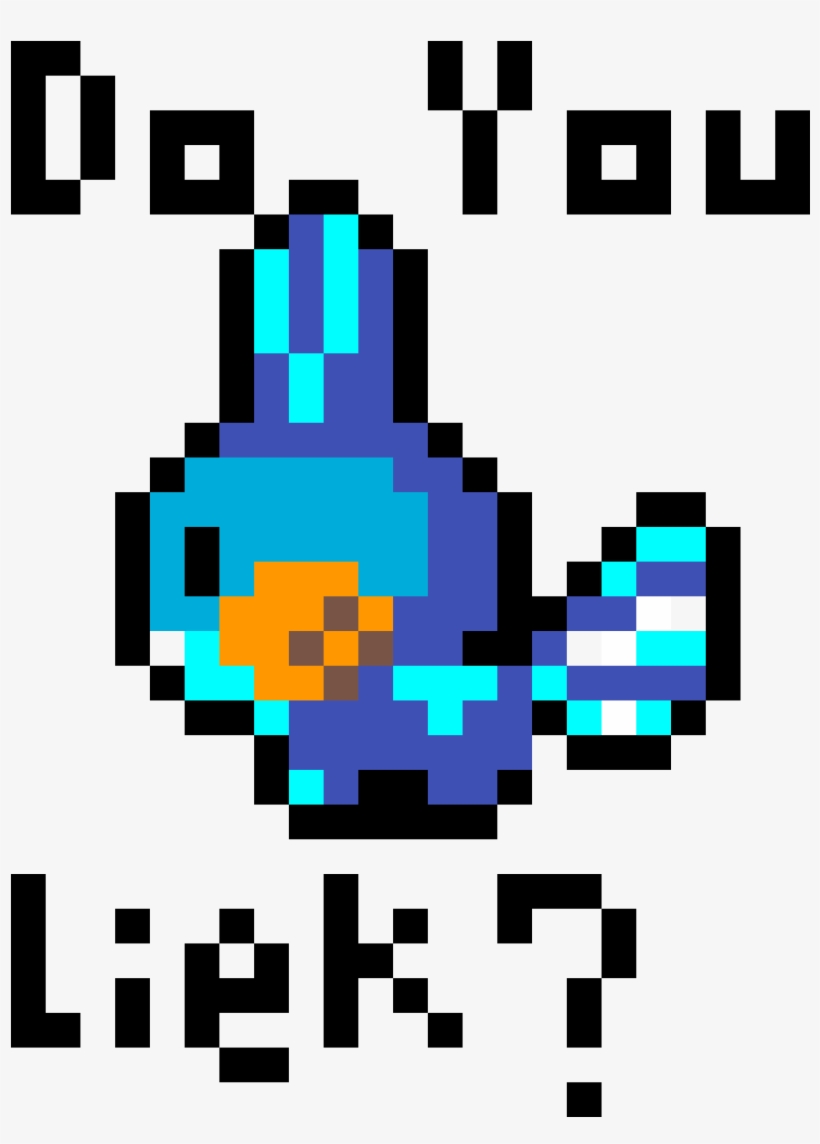 Mudkip Meme By Sylveonrhi - Pixel Art Mudkip, transparent png #1720648