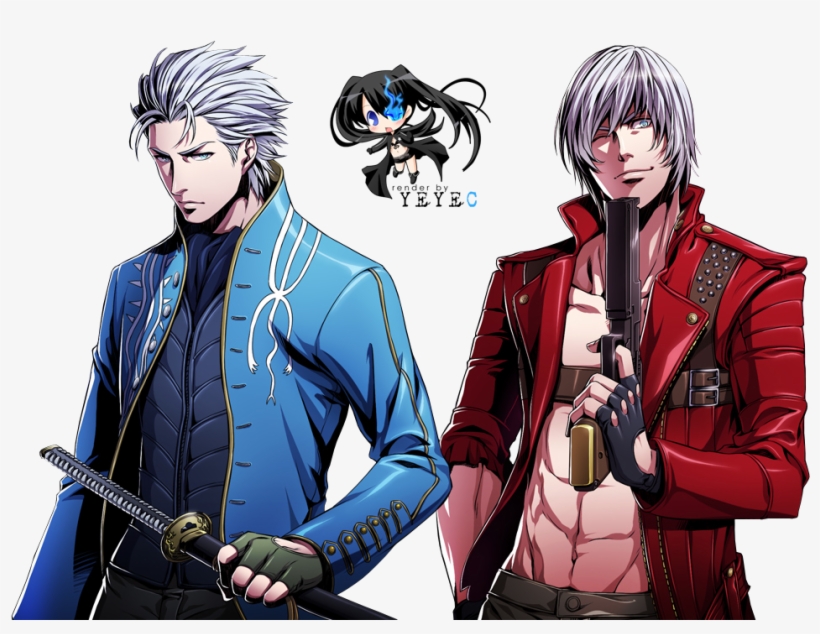 Project X Zone Dante Vergil, transparent png #1720878