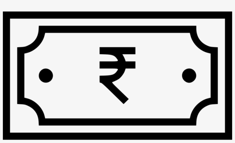 Indian Note Icon Clipart Indian Rupee Sign Computer - Indian Rupee Note Icon, transparent png #1721178