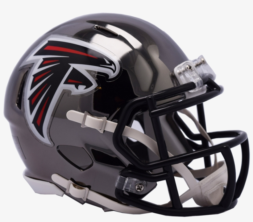 Nfl Atlanta Falcons Riddell Chrome Mini Speed Helmet - Atlanta Falcons 2018 Helmet, transparent png #1721260
