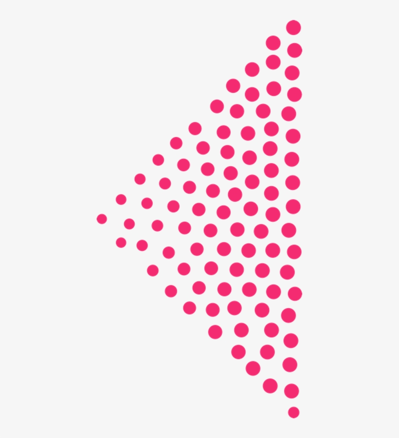 Triangle Dots Pink Arrow Frames Corners Borders Sticker - Clothing, transparent png #1721334