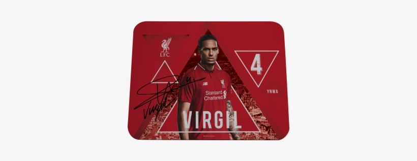Lfc Virgil Van Dijk Mousemat 18 19 Liverpool F C Free