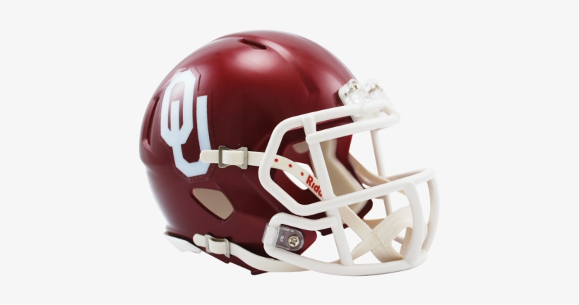 Oklahoma Sooners Ncaa Speed Mini Helmet - Oklahoma Sooners Ncaa Mini Speed Football Helmet, transparent png #1721671
