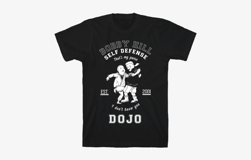 Bobby Hill Self Defense Dojo Mens T-shirt - Boom Tetris For Jeff T Shirt, transparent png #1722025