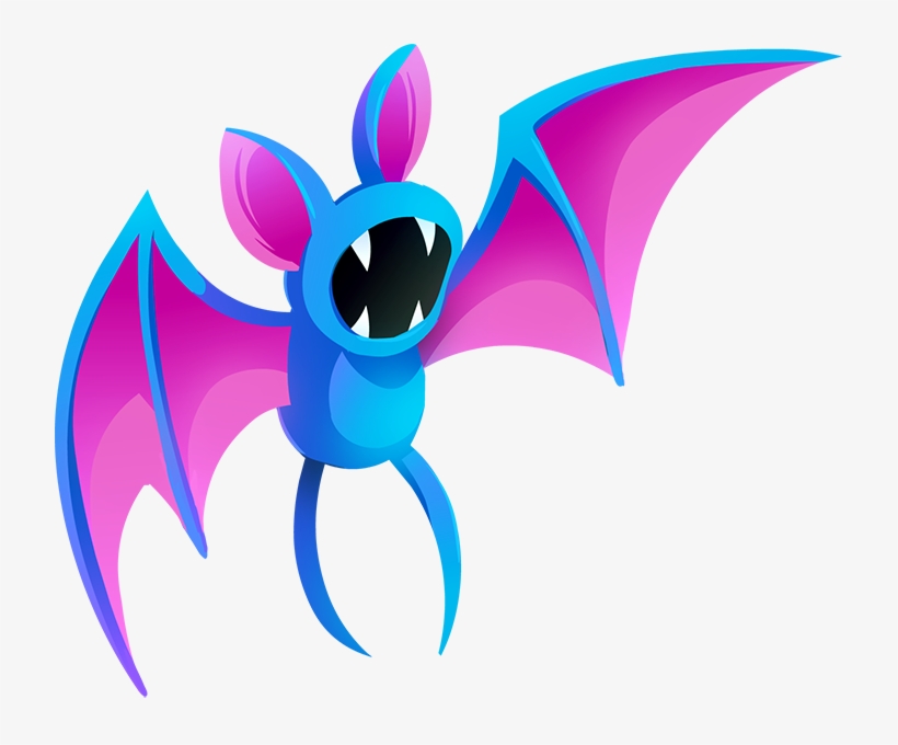 Fusiones, Favoritos, Ilustraciones, Dibujos, Tipo Fantasma - Zubat, transparent png #1722104
