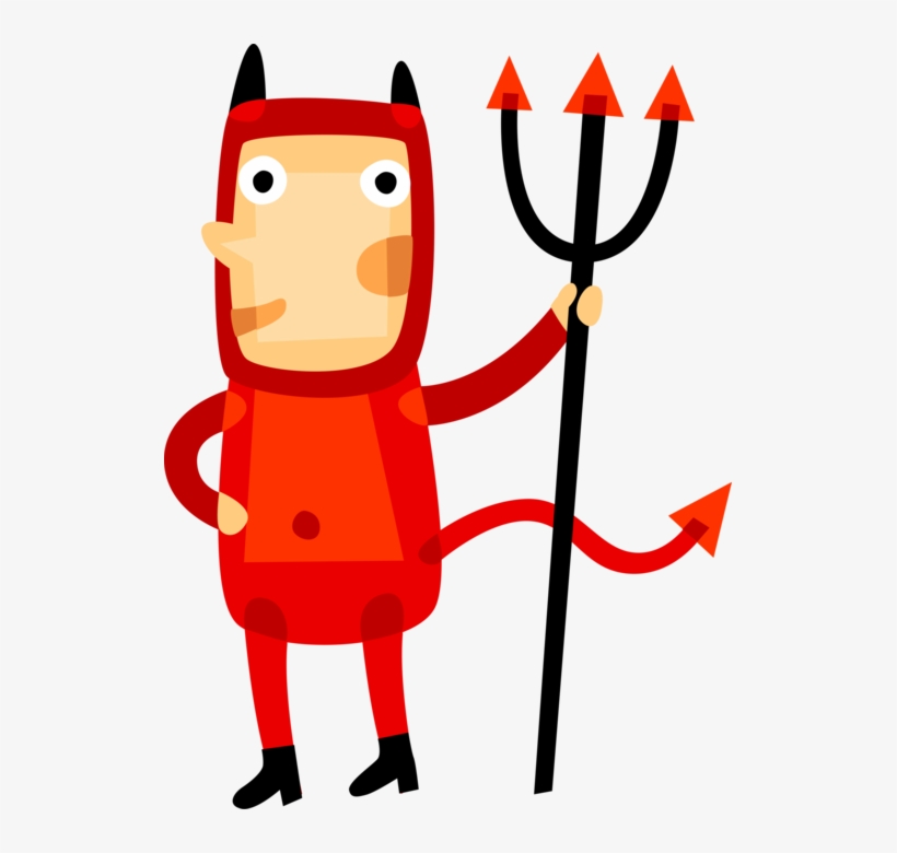 Vector Illustration Of Prince Of Darkness Mephistopheles - Trick Or Treat Png, transparent png #1722390