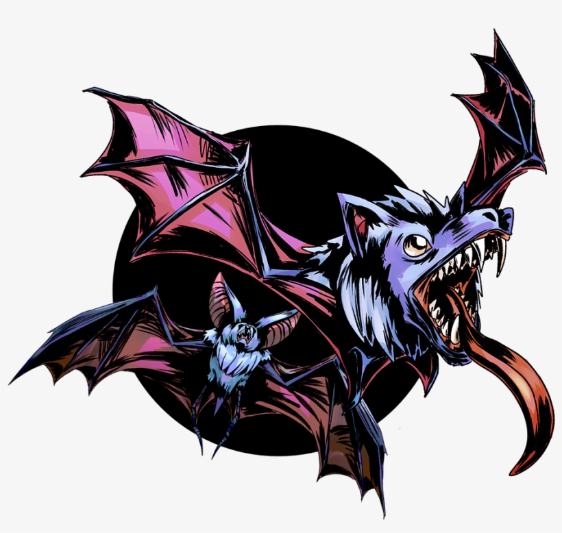 Pkmnathon Zubat And Golbat - Illustration, transparent png #1722419