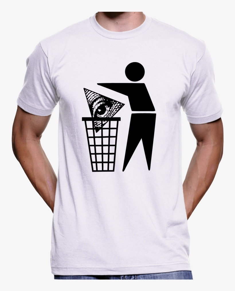 Bin The Illuminati / All Seeing Eye / New World Order - Pro Brexit T Shirts, transparent png #1722884