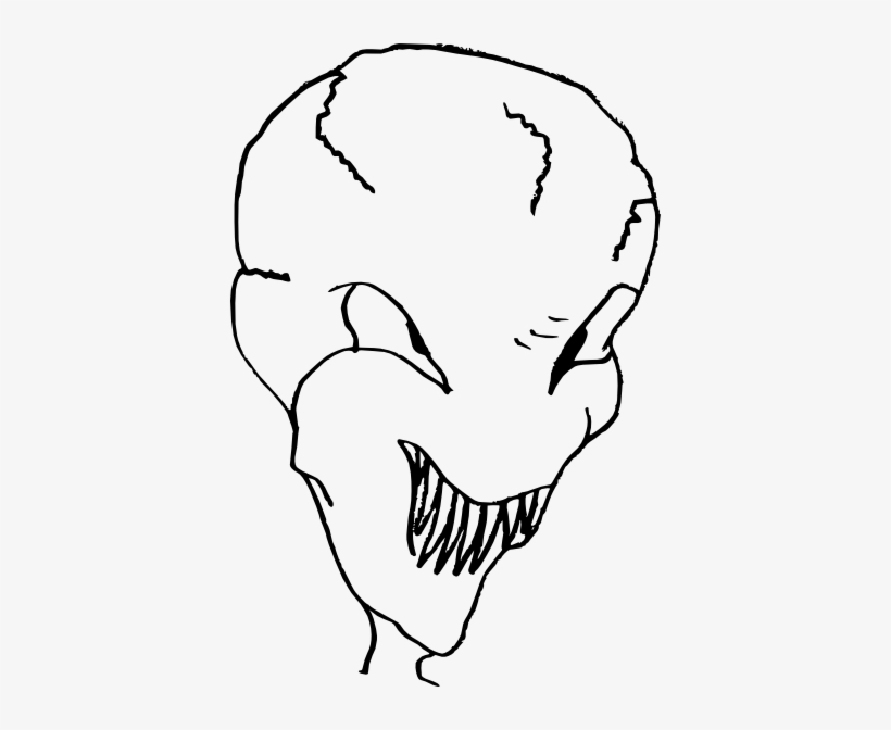 How To Set Use Alien Head Svg Vector, transparent png #1723782