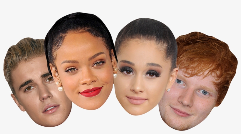 Musical Artist Masks - Justin Bieber Mask, transparent png #1723918