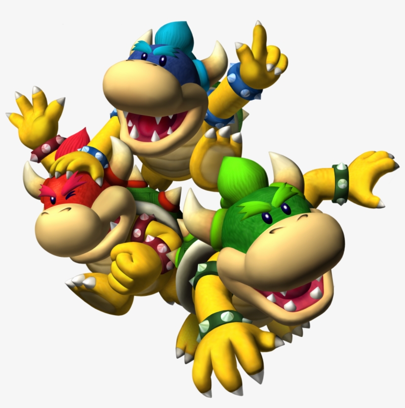 Bowser Jr - Http - //www - Mariowiki - Com/images/9/90/smg - Koopa Kids Mario Party, transparent png #1724068