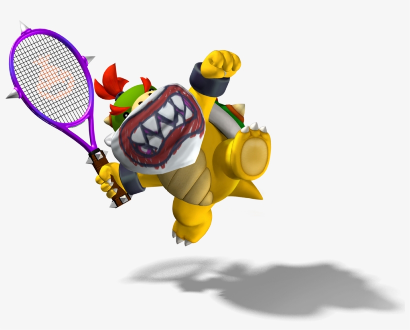 Mpt Artwork - Mario Tennis Bowser Jr, transparent png #1724134