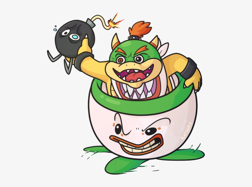 Author Comments - Bowser Jr., transparent png #1724135