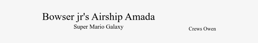 Bowser Jr's Airship Amada Sheet Music Composed By Crews - Beige, transparent png #1724226