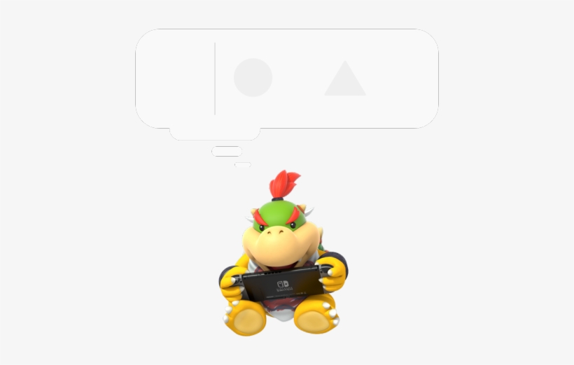 New Bowser And Jr Renders For The Nintendo Switch App, - Bowser Nintendo Switch Renders, transparent png #1724230
