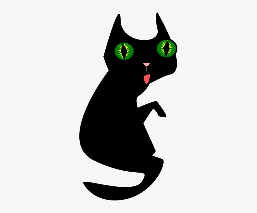 Black Cat Clipart Png, transparent png #1724232
