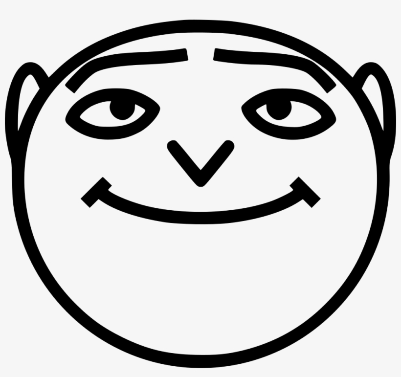 Alien Space Happy Humanoid - Gru Smiling Transparent, transparent png #1724258