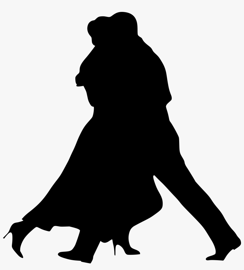 Jpg Freeuse Stock Ballroom Dance Silhouette Free Commercial - Tango Silhouette Png, transparent png #1724786