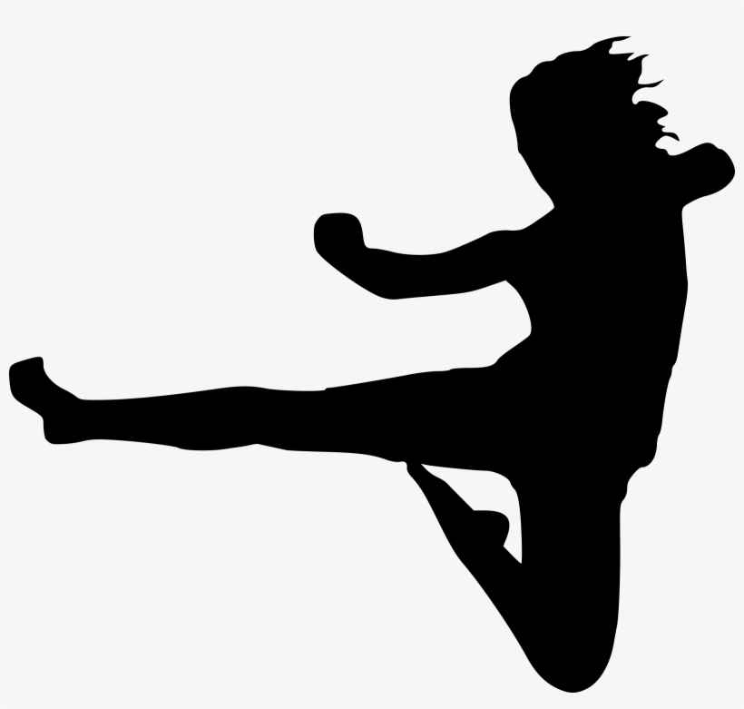 Clip Arts Related To - Karate Kick, transparent png #1724864