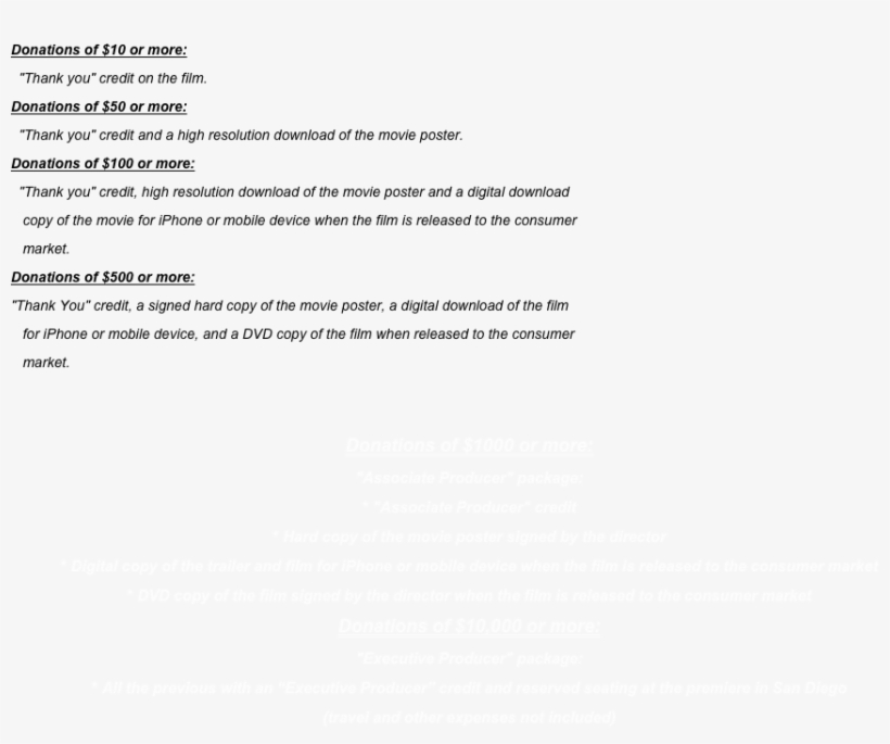 Donations Of $10 Or More - Film, transparent png #1725268
