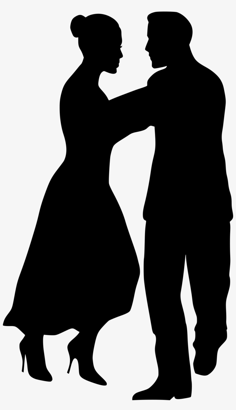 Silhouette Couple Dancing At Getdrawings Com Free - Transparent Clipart Dance Couple, transparent png #1725331