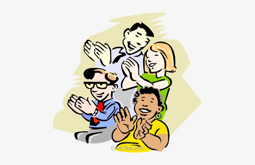 Party People Silhouette Png Clip Art Imageu200b - Applause Clip Art, transparent png #1725652