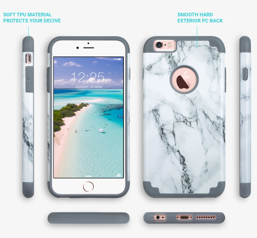 Features - Iphone 6s Case,iphone 6 Case, Ulak Slim Dual Layer, transparent png #1725811