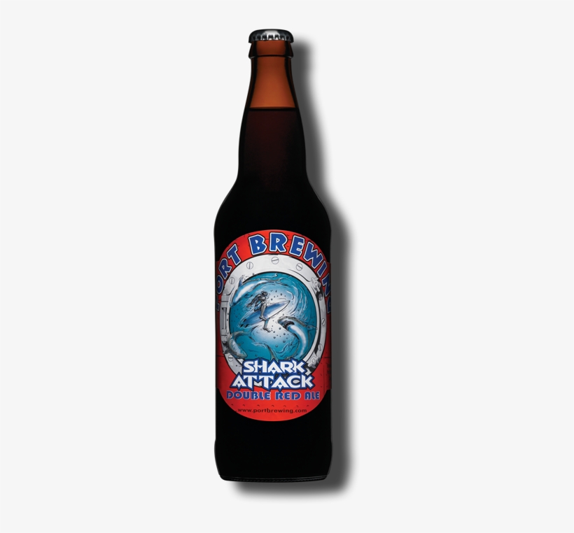 Port Brewing Company - Pizza Port Shark Attack Double Red Ale, transparent png #1726013