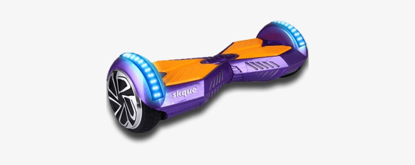 Skque Hoverboard With Bluetooth - Orange And Purple Hoverboards, transparent png #1726017