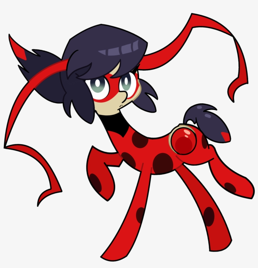 The Miraculous Ladybug - Miraculous Ladybug My Little Pony, transparent png #1726066