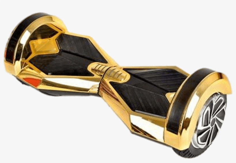 Chrome Lamborghini Hoverboard - Gold Hoverboard, transparent png #1726090