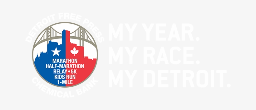 2018 Detroit Free Press/chemical Bank Marathon - Detroit Marathon Logo Png, transparent png #1726172
