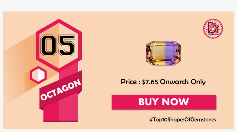 Octagon Shaped Natural Loose Gemstones And Some Other - Crystal, transparent png #1726354