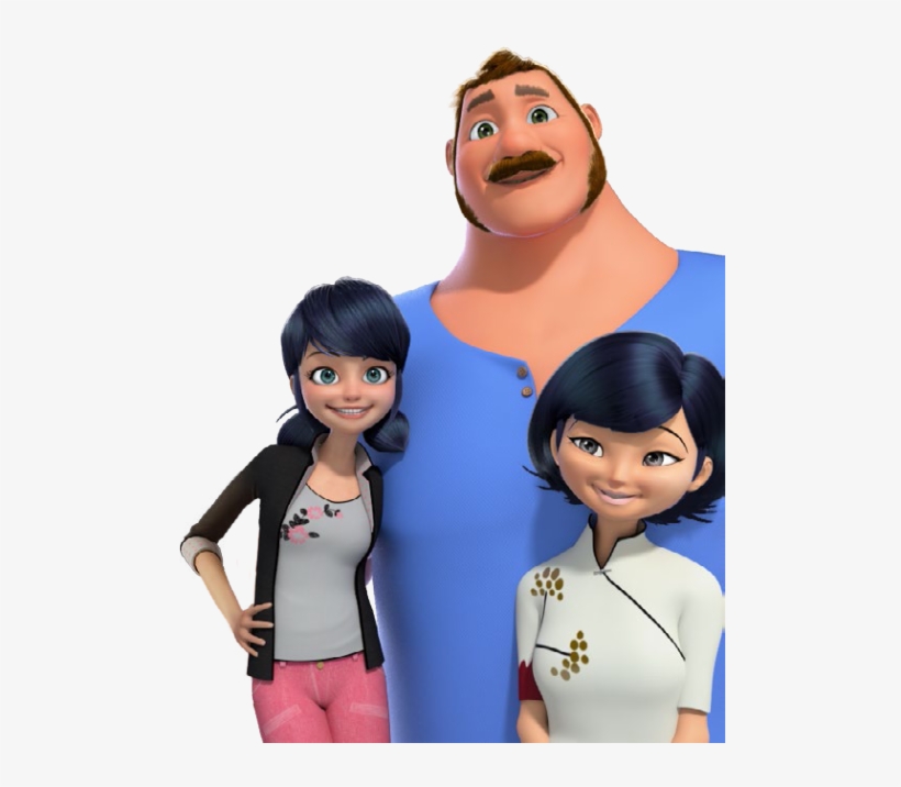Image - Miraculous Ladybug Marinette Family, transparent png #1726641