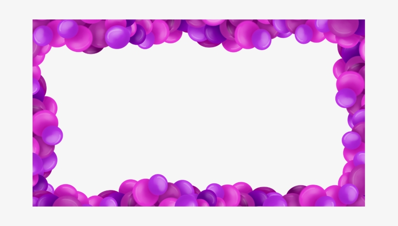 Purple Border - Pink And Purple Border, transparent png #1727152