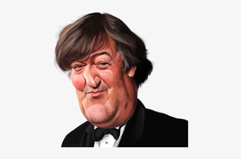 Stephen Fry - Caricature, transparent png #1727154