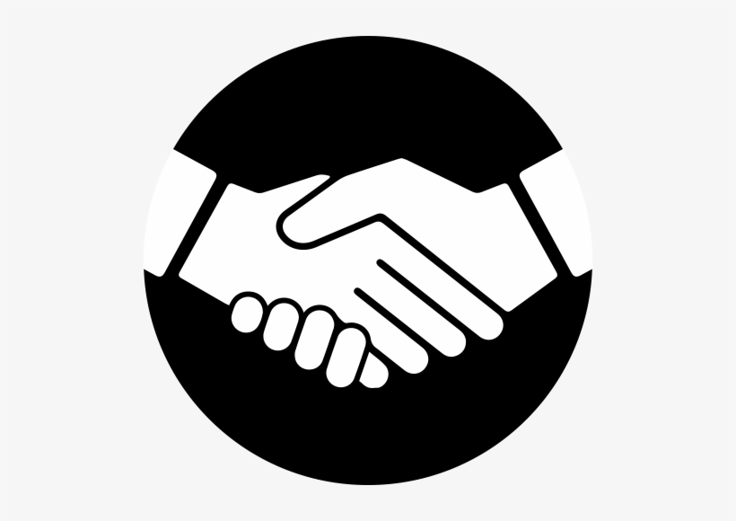 Customer Satisfaction - Red Handshake Icon Png Transparent, transparent png #1727472