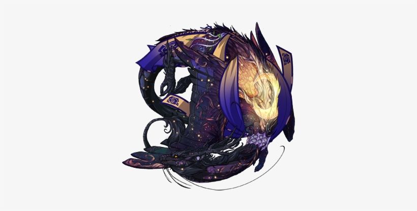 1897001 350 - Flight Rising Halloween Dragons, transparent png #1727592