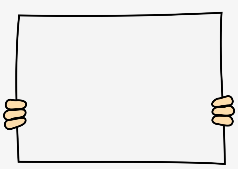 This Free Icons Png Design Of Banner With Hands, transparent png #1727637