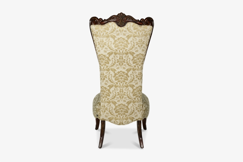 Imperial Court High Back Wood Trim Chair Group 1 Option - Aico Imperial Court High Back Chair | Champagne, transparent png #1727911